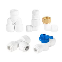 RV Quick-Connect Water System Fitting 12mm Male Elbow Tee Straight Adapter