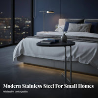 Height-Adjustable C-Table Light Luxury aesthetic Nightstand Modern Minimalist