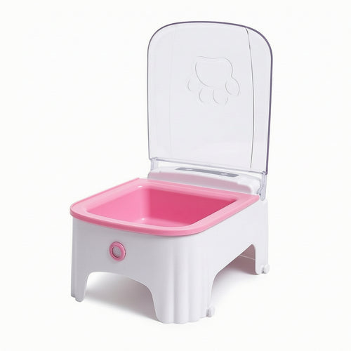 Sensor Pet Feeder with Transparent Lid Programmable for Indoor