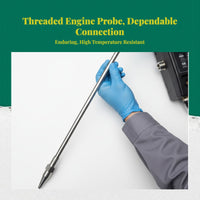 Leak-proof stainless steel probe