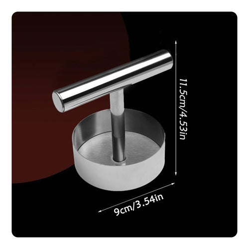 Hamburger Meat Press Easy to Clean Stainless Steel Burger Press Effort-Saving