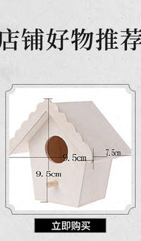 Wooden Pet House for Hamsters and Chinchillas