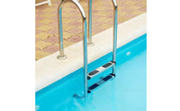 Replacement Pool Ladder Step with Bolts Anti-Slip Pool Ladder Step with Bolts Bolt-on Rust-Resistant for Maintenance Professionals, Swimming Pools, Hot Tubs