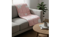 Pink Animal Print Weighted Blanket Adults Cartoon Weighted Blanket rest Aid Bedding for People with, Bedroom