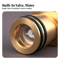 Built-in Filter Eccentric Shower Connector Thickened Brass Shower Mixer Curved Leg Easy Installation for Bathroom Renovation