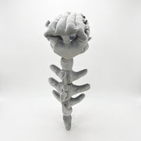 Open-Jaw Dinosaur Skeleton Costume Hood | Wearable, Dinosaur Skull Hood with Tail, for Halloween