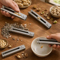 Stainless Steel Peanut Sheller Tool for Quick Nut Cracking