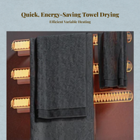 Hot Towel Warmer, Quick Heating, silver