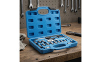 11 Pieces Precision Cutting Fuel Injector Seat Reamer Wear Resistant Fuel Injector Seat Cleaning Kit Sturdy Steel for Mechanics
