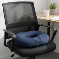 Coccyx Pad All-Day Comfort Ergonomic Donut Pillow Donut Pillow Breathable Ergonomic Office Chair Pad Machine Cleanable Cover