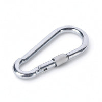 Galvanized Spring Snap Hook Compact Snap Hook Carabiner Sturdy Carabiner Clip Versatile for Fitness Enthusiasts, Suspension Training Exercise