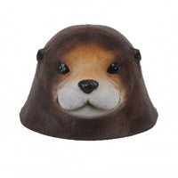 Otter Head Ornament Realistic Garden Decor Weather-Resistant Yard Art for Pond