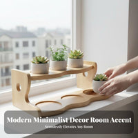 Tiered Pot Holder Space-Saving Plant Stand Minimalist and design for Balcony, Desktop