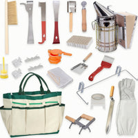 Beekeeping Starter Kit with Tote Bag Portable for Beginners, Hobbyists