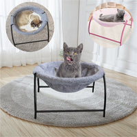 Breathable Iron Cat Bed with Removable Cover, Four Colors