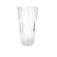 Long-Lasting Octagonal Water Cup Lightweight Plastic Tumbler Stackable for Restaurant Owners, Party Hosts, Cafeteria, Parties, Everyday Use
