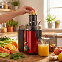 Vertical Slow Juicer Compact Cold Press Juicer Countertop-Friendly Juice Extractor Machine Easy to Clean for Health Enthusiasts, Families, Kitchen