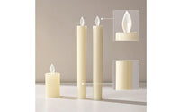 Battery Operated Taper Candles Slender LED Taper Candles Realistic