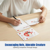 Fruit Teddy Postcard Set, Cute Envelope, Letter Paper, Creative Handwritten Greeting Card, Encouragement, Confession