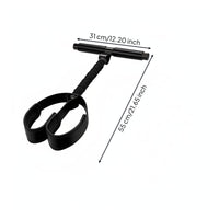 High Elasticity Pedal Resistance Band Multi-Functional Tummy Trimmer Band Portable Workout Tool Body Shaping for Beginners