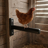 Chicken Roosting Bar with Mounting Plate Long-Lasting Perch Comfortable for Fowl