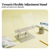 Adjustable Multi-Device Easel Wide Compatibility Adjustable Viewing Dock for Bed