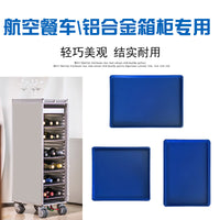 Non-Slip Rectangular Plastic Serving Tray