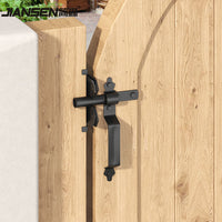 Garden Gate Hinge and Lock Set for PVC and Wood Fences