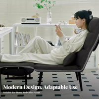 Foldable Nap Chair Lightweight Padded Folding Armchair Sturdy Frame for waterside