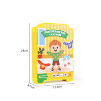 EVA Dress-up Game Book Illustrated Removable Clothes Book Colorful