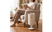 Stainless Steel Trash Can with Wheels Pedestal Trash Bin with Wheels Portable Wastebasket Rust-Resistant for Office