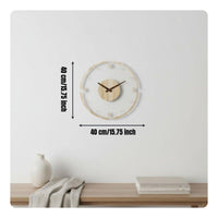 Minimalist Floating Number Clock Easy to Hang for Bedroom, Office