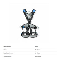 Work at Height Harness Padded Waist Full Body Climbing Harness for Climbers