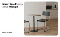 S-Shaped Chair Ergonomic bend Indoor Seating Space-Saving for Cafe, Dining Room