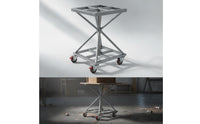Spray Painting Turntable Mobile Rotating Spray Table Paint Rack with Wheels for Woodworkers
