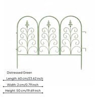 Decorative Metal Fence Panel Climbing Plant Support for Yard, Walkway, Gardeners
