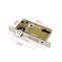 Universal door lock frame, quiet latch, interior privacy lock, adjustable for wooden room doors, easy installation, home security