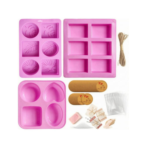 3 Pieces 3-Piece Soap Form Kit Easy to Clean Craft Supply Long-Lasting