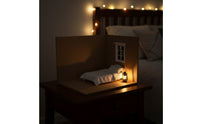 Dollhouse Room Backdrop Board Simple to Assemble Studio Background Doll Theme Party Banner for Hobbyists, Photography Setups