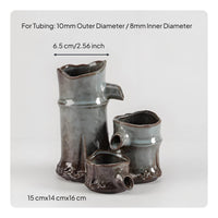 Ceramic Water Spout Compact Size Mini Landscape Water Decoration Natural Look