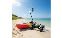 Detachable Kayak Cart Heavy Duty Beach Wheel Kayak Cart High Load Capacity Watercraft Carrier for Outdoor