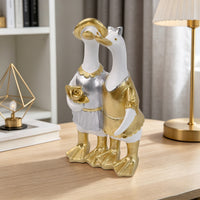 Creative Resin Duck Figurine for Home Decor