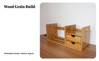 Expandable Desktop Bookshelf Simple Design Office Furniture Space Saving