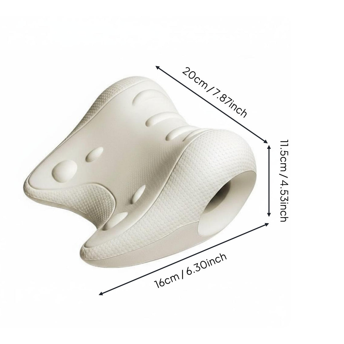 U-Shaped Neck Pillow Ergonomic Design Cervical Support Cushion