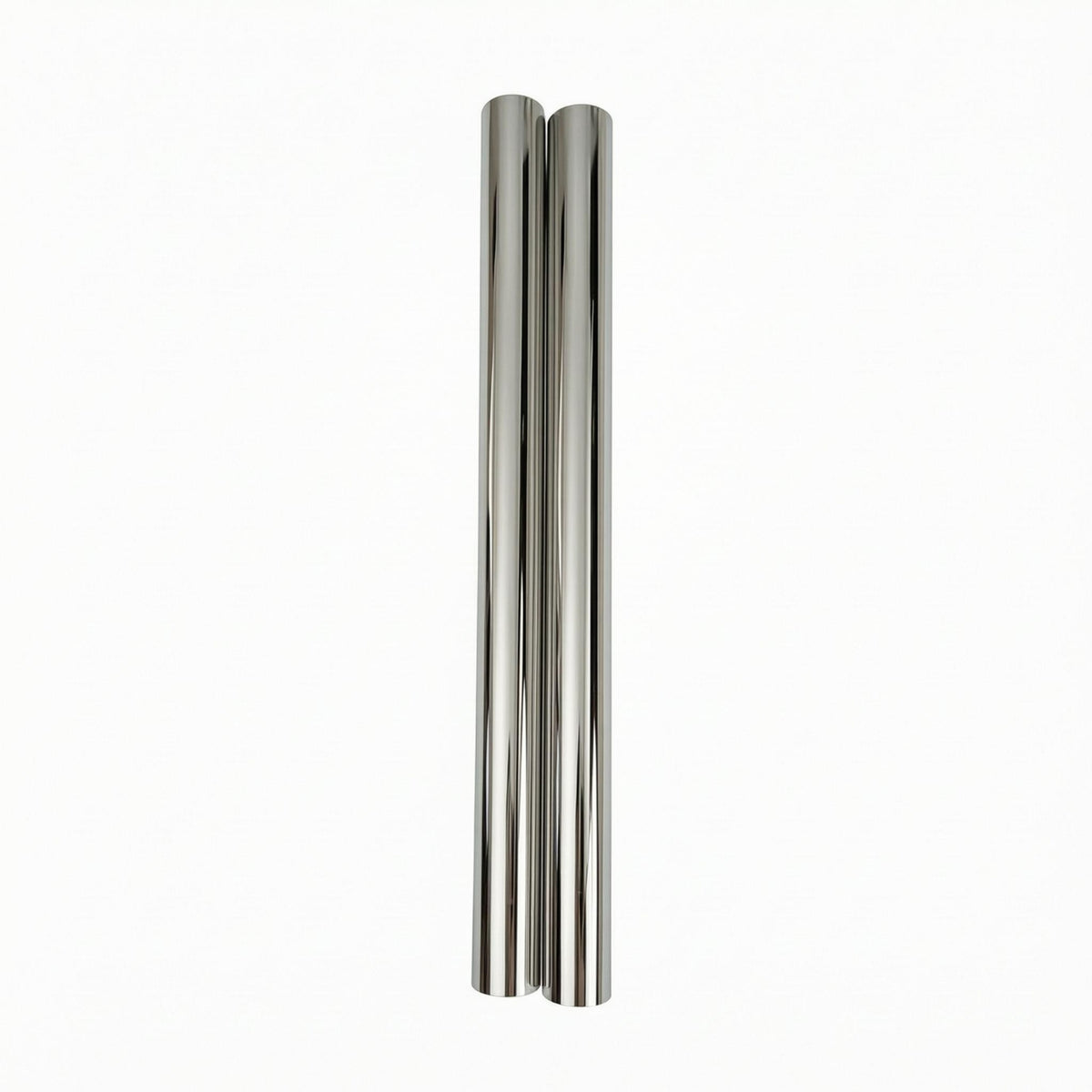 2 Pieces Stainless Steel Tube Cylindrical Vacuum Extension Wand Long-Lasting
