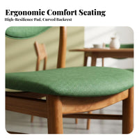 Woven Seat Yrear Chair French & Aesthetic Upholstered Wooden Chair Mid-1900s-Century Modern Aestheticera Modern Design Hardwood
