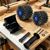 Wire Drawing Wheel Multi Purpose Abrasive Wire Drum Rust Removal for Woodworking