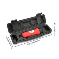 Torque Screwdriver 1/4 Inch Drive Thin Anti-slip Manual Hand Tool with Adjustable Tension Scale Wear-resistant Corrosion-resistant Case Suitable for Appliance Work General Repairs Assembly