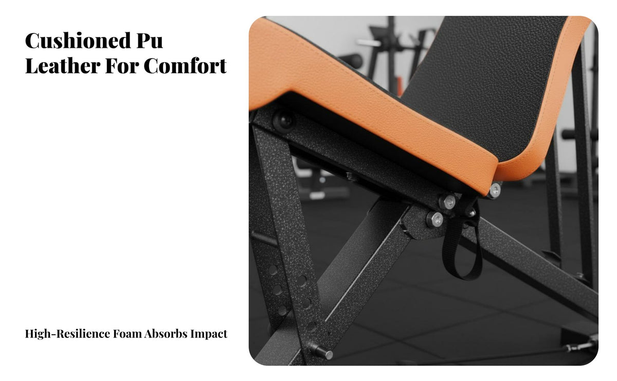 Full Body Workout Adjustable Weight Bench Heavy Duty Multi-Functional Exercise Bench Thick Padding Roman Chair Stable Design for Bodybuilders, Weightlifters, Home Gym, Strength Training