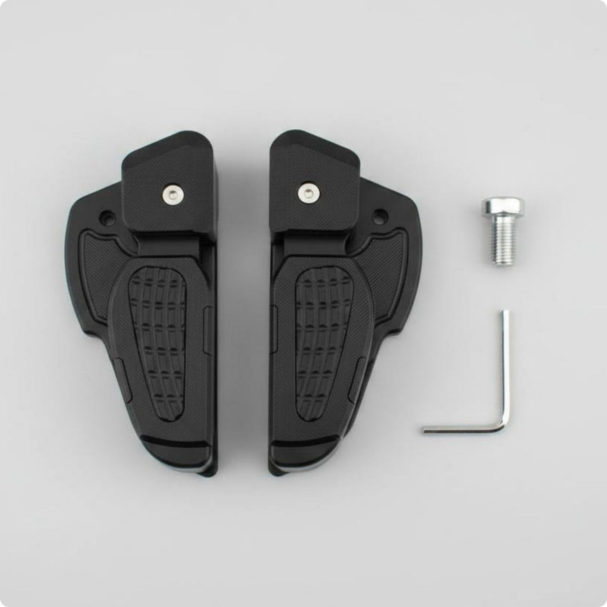 Folding Rear Foot Peg CNC Machined Rear Passenger Foot Peg Easy to Install Motorbike Part